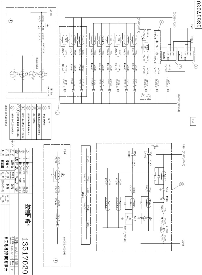 1,日立hgp电梯电气原理图