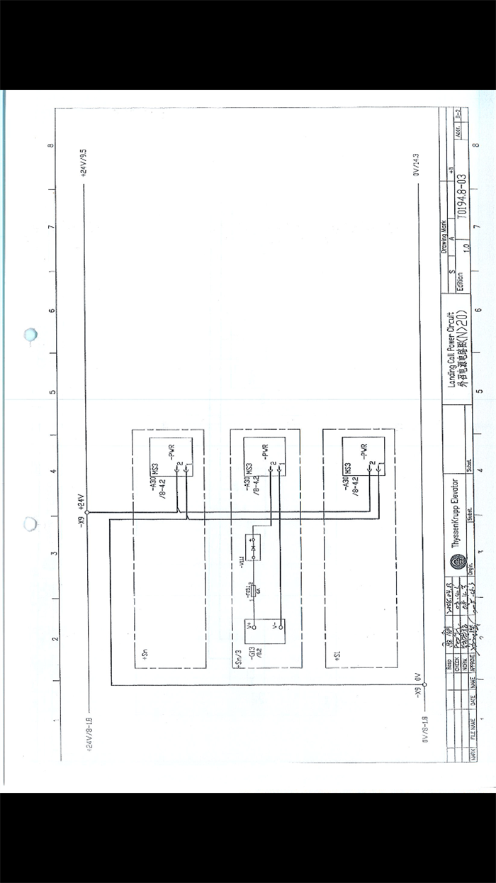 蒂森克虜伯無機房電梯圖紙